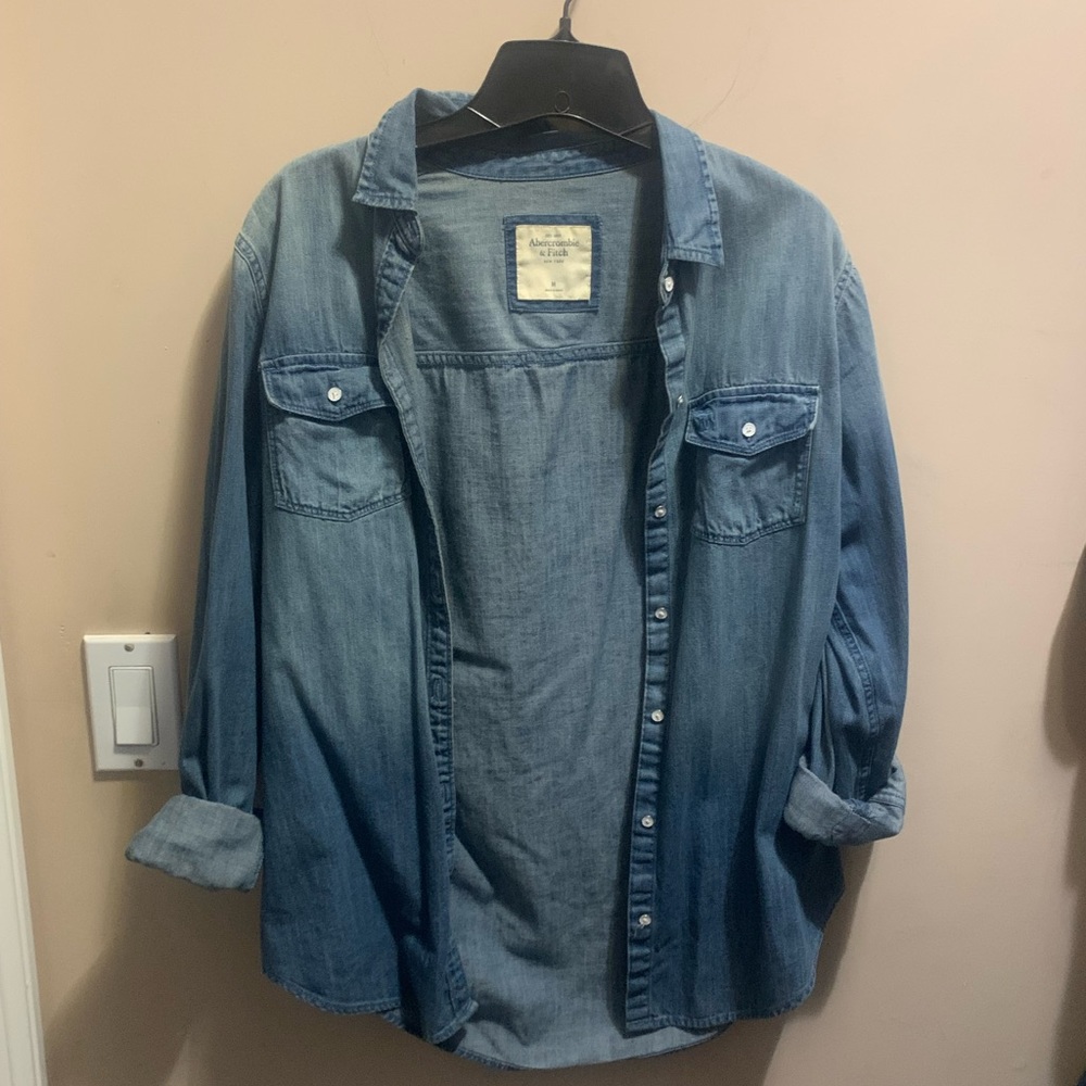 Abercrombie and fitch denim shirt